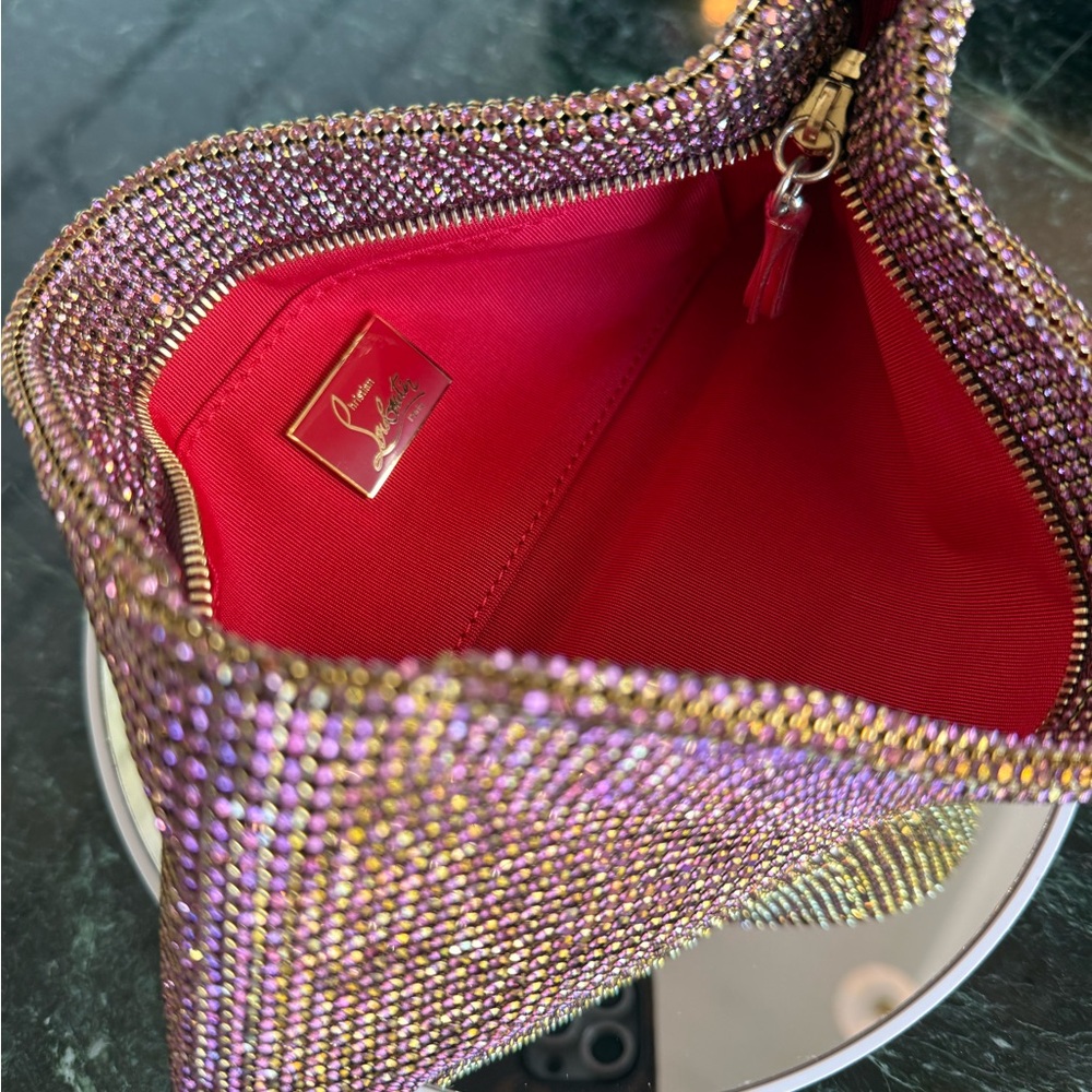 Christian Louboutin Maykimay Strass Crystal Clutch